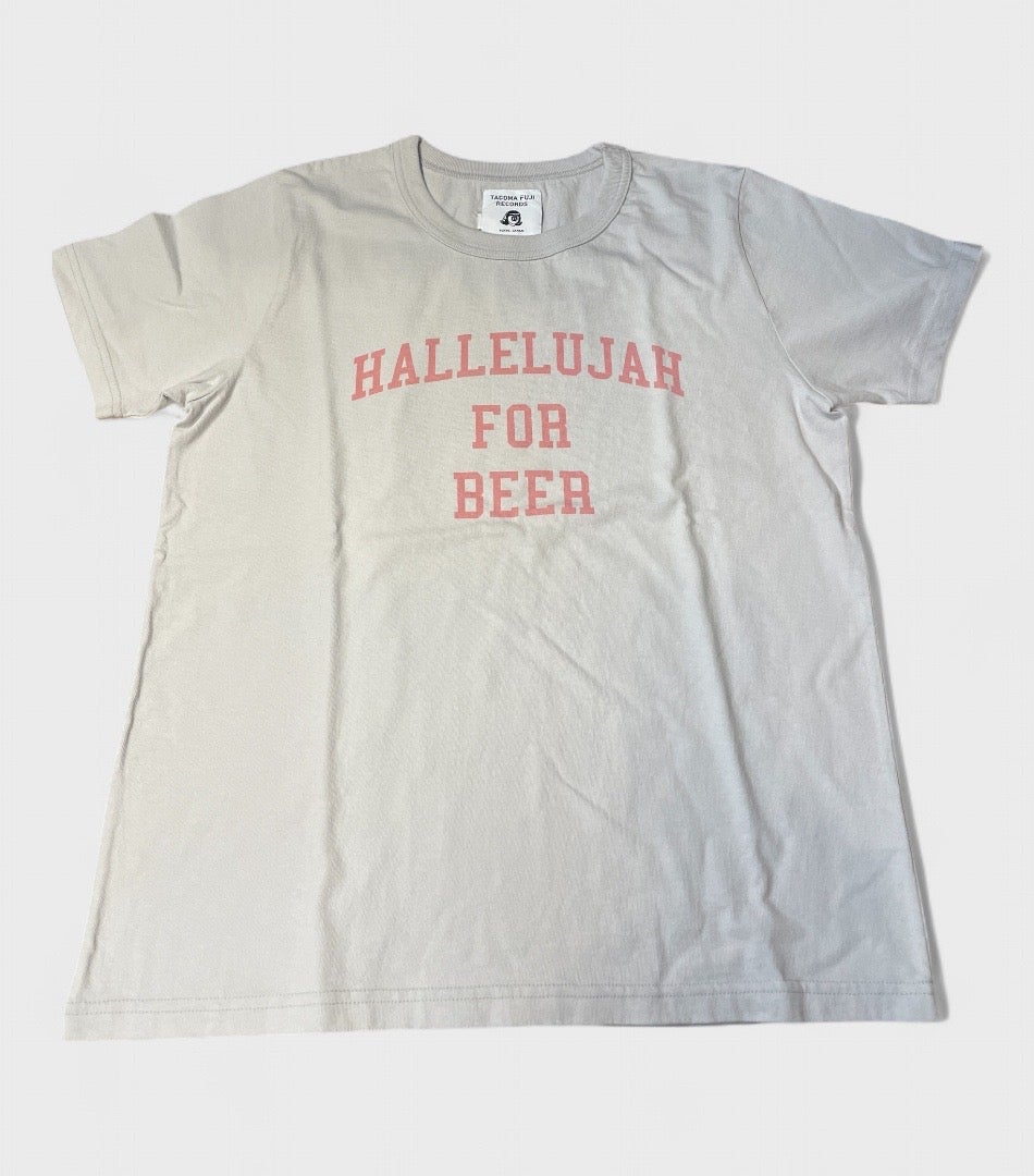 （新品）TACOMA FUJI HALLELUJAH FOR BEER TACOMA FUJI RECORDS HALLELUJAH FOR BEER Tee designed by
